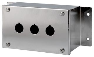 EATON MOELLER M22-I3M/SS Surface Mounting Enclosure, 3 Location, SS, Selector Switches, Key-Operated Pushbuttons