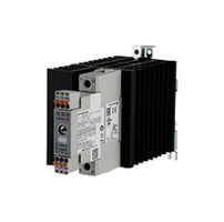 CARLO GAVAZZI RGC1A60D62GEM Solid State Relay, SPST-NO, 65 A, 660 VAC, DIN Rail, Panel, Screw Clamp, Zero Crossing