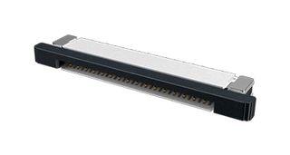 AMPHENOL COMMUNICATIONS SOLUTIONS F52R-1A7H1-11034 FFC / FPC Board Connector, R/A, ZIF, 1 mm, 34 Contacts, Receptacle, F52R, Surface Mount, Bottom