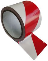 MULTICOMP PRO MP005222 Tape, PVC, 70 mm x 22 m, White, Red