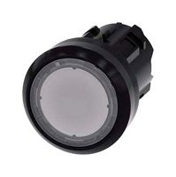 SIEMENS 3SU10010AB700AA0 Switch Actuator, Clear, Siemens 22mm Illuminated Pushbutton Switches