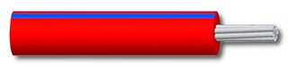 MULTICOMP PRO MP005380 Wire, PVC, Blue, Red, 20 AWG, 16 x 0.2mm, 100 m