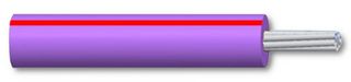 MULTICOMP PRO MP005387 Wire, PVC, Red, Violet, 20 AWG, 16 x 0.2mm, 100 m