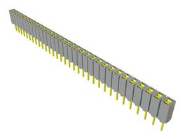 SAMTEC SSA-132-S-T PCB Receptacle, Board-to-Board, 2.54 mm, 1 Rows, 32 Contacts, Through Hole Mount