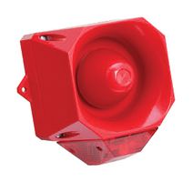 FULLEON 7051111FUL-0128X Beacon, Red, 173 mm, 108 dBA, Flashing, 60 VDC, IP66