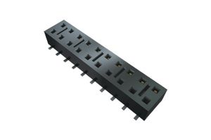 SAMTEC HLE-103-02-G-DV-BE-K-TR PCB Receptacle, Board-to-Board, 2.54 mm, 2 Rows, 6 Contacts, Surface Mount