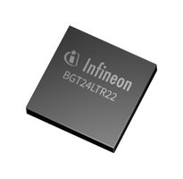 INFINEON BGT24LTR22E6327XTSA1 RF Transceiver, 24 GHz to 24.25 GHz, WFWLB-52, 1.45 V to 1.6 V, -40 °C to 85 °C