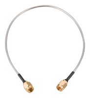 WURTH ELEKTRONIK 65503503515308 RF / Coaxial Cable Assembly, 6 ", 152.4 mm, 0.085 Hand Formable, SMA Plug, SMA Plug, 50 ohm