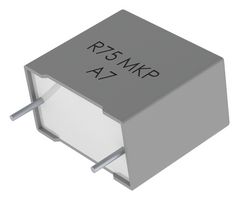 KEMET R75QI21005000J Power Film Capacitor, Metallized PP, Radial Box - 2 Pin, 0.01 µF, ± 5%, High Frequency