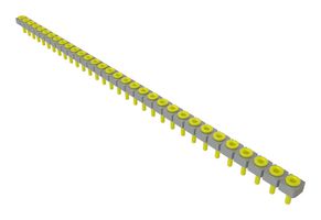 SAMTEC SL-132-TT-19 PCB Receptacle, Board-to-Board, 2.54 mm, 1 Rows, 32 Contacts, Through Hole Mount