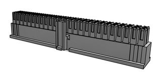 SAMTEC IPD1-25-D-K Connector Housing, Dual Row, IPD1, Receptacle, 50 Ways, 2.54 mm, CC79 Series Socket Crimp Contacts