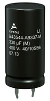 TDK B43647A5127M057 Electrolytic Capacitor, 120 µF, 450 V, ± 20%, Snap-In, 2000 hours @ 105°C