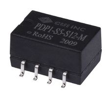CUI PDP1-S5-S5-M Isolated Surface Mount DC/DC Converter, ITE, 1:1, 1 W, 1 Output, 5 V, 200 mA
