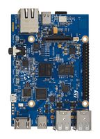 Discovery platform for evaulation of STM32MP157F MPU with Cortex-A7/M4, Wi-Fi, BT, and LCD for edge AI and HMI