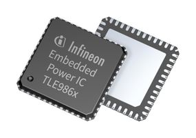 INFINEON TLE9862QXA40XUMA1 MCU, Application Specific, 32 bit, 40 MHz, 8 KB RAM/256 KB Program, 5.5 V to 27 V in, VQFN-48