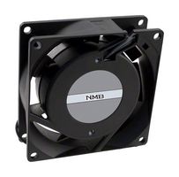 NMB TECHNOLOGIES 08025MB-A1L-AA-00 AC Axial Fan, 115V, Square, 80 mm, 25 mm, Ball Bearing, 20.1 CFM