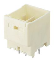 MOLEX 212210-0040 Pin Header, Natural, Wire-to-Board, 3.3 mm, 2 Rows, 4 Contacts, Through Hole Straight