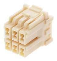 MOLEX 212209-2020 Connector Housing, Natural, CP-3.3 212209 Series, Receptacle, 2 Ways, 3.3 mm