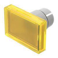 EAO 22-903.4 Lens, Illum, Plastic, Rectangular, Yellow, 22 Series