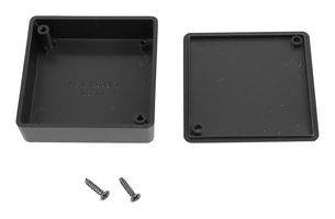 HAMMOND 1551TBK Plastic Enclosure, Handheld, ABS, 20 mm, 60 mm, 60 mm, IP54