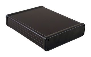 HAMMOND 1455U2202BK. Metal Enclosure, Small, Extruded Aluminium, 66 mm, 220 mm, 191 mm