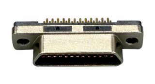NORCOMP 580-M25-213L002 D Sub Connector, Micro D, Receptacle, 580 M Series, 25 Contacts, Solder