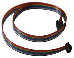 SAMTEC IDSD-05-D-20.00-T Ribbon Cable, IDC Receptacle to IDC Receptacle, 10 Ways, 20 ", 508 mm, 2.54 mm, IDSD Series