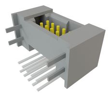 SAMTEC TFM-105-01-L-D-RE1-WT Pin Header, Right Angle, Board-to-Board, Wire-to-Board, 1.27 mm, 2 Rows, 10 Contacts