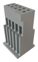 SAMTEC ISDF-05-D Connector Housing, Dual Row, ISDF, Receptacle, 10 Ways, 1.27 mm, CC03 Series Socket Crimp Contacts