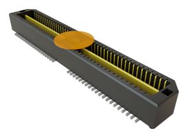 SAMTEC QTE-040-01-L-D-A-K-TR Mezzanine Connector, Header, 0.8 mm, 2 Rows, 80 Contacts, Surface Mount, Phosphor Bronze