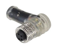 BULGIN LIMITED PXPPNP08RAF04ACL075PVC Sensor Cable, 90° M8 Receptacle, Free End, 4 Positions, 7.5 m, 24.6 ft, Buccaneer M8 Series