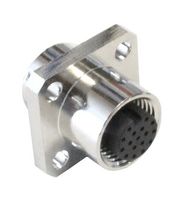 BULGIN LIMITED PXMBNI12FLF17AFLFFL001 Sensor Cable, M12 Receptacle, Free End, 17 Positions, 100 mm, 3.9 ", Buccaneer M12 Series