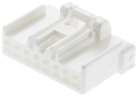 MOLEX 500592-0200 Connector Housing, Natural, CP-2.5 Mini 500592 Series, Receptacle, 2 Ways, 2.5 mm
