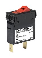 SCHURTER 3-128-200 Circuit Breaker, 1 Pole, 5 A, 32 VDC, TA36 Rocker Series, Panel Mount