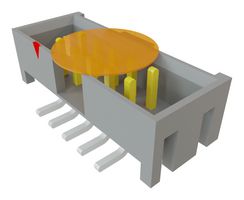 SAMTEC STMM-105-02-F-D-SM-K-TR Pin Header, Board-to-Board, 2 mm, 2 Rows, 10 Contacts, Surface Mount, Flex Stack STMM Series