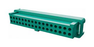 HARWIN G125-2043496L0 Connector Housing, Black / Green, G125, Receptacle, 34 Ways, 1.25 mm, G125 Series Contacts