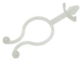 WURTH ELEKTRONIK 520407000 Fastener, Standoff Twist Lock Cable Clip, 18.4 mm, Nylon 6.6 (Polyamide 6.6), Natural