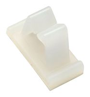 WURTH ELEKTRONIK 521220000 Fastener, Adhesive Backed Cable Clip, Nylon 6.6 (Polyamide 6.6), Natural, 17.8 mm, 8.9 mm