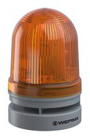 WERMA 46131070 Beacon, Multiple Tone/TwinLight, 110 dBA, Yellow, Push-In, 85 mm x 130 mm