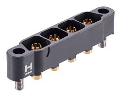 HARWIN KA1-MV10405M1 Pin Header, Power, Wire-to-Board, 8.5 mm, 1 Rows, 4 Contacts, Through Hole Straight, Kona KA1