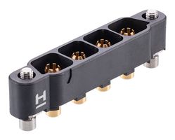 HARWIN KA1-MV10405M2 Pin Header, Power, Wire-to-Board, 8.5 mm, 1 Rows, 4 Contacts, Through Hole Straight, Kona KA1