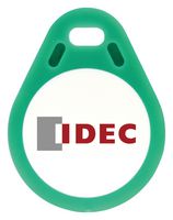 IDEC KW9Z-T1X1G RFID Tag, Key Fob, Indoor, 0 mm to 5 mm Distance, 13.56 MHz, Green, -25 °C to 55 °C
