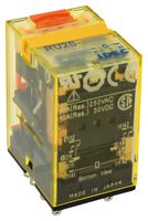 IDEC RU2S-A220 Power Relay, DPDT, 240 VAC, 10 A, RU Series, Socket, Non Latching