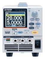 GW INSTEK PPX-2005 Bench Power Supply, Programmable, 1 Output, 0 V, 20 V, 0 A, 5 A