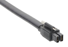MOLEX 216759-2025 Cable Assembly, EXTreme Guardian Receptacle to Free End, 2 Ways, 11 mm, 1 Row, 2 m, 6.6 ft