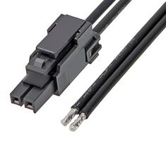 MOLEX 217466-1022 Cable Assembly, Ultra-Fit Receptacle to Free End, 2 Ways, 3.5 mm, 1 Row, 300 mm, 11.8 "