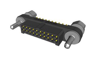 AMPHENOL SOCAPEX MHDAS2M020YDE60 Pin Header, Board-to-Board, 1.27 mm, 2 Rows, 20 Contacts, Through Hole Straight, MHDAS