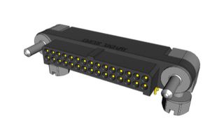 AMPHENOL SOCAPEX MHDAS2M030YCE11 Pin Header, Board-to-Board, 1.27 mm, 2 Rows, 30 Contacts, Through Hole Right Angle, MHDAS