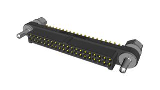 AMPHENOL SOCAPEX MHDAS2M040YDE10 Pin Header, Board-to-Board, 1.27 mm, 2 Rows, 40 Contacts, Through Hole Straight, MHDAS