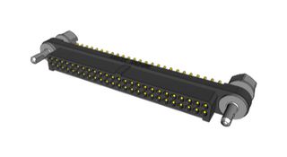 AMPHENOL SOCAPEX MHDAS2M050YDE10 Pin Header, Board-to-Board, 1.27 mm, 2 Rows, 50 Contacts, Through Hole Straight, MHDAS